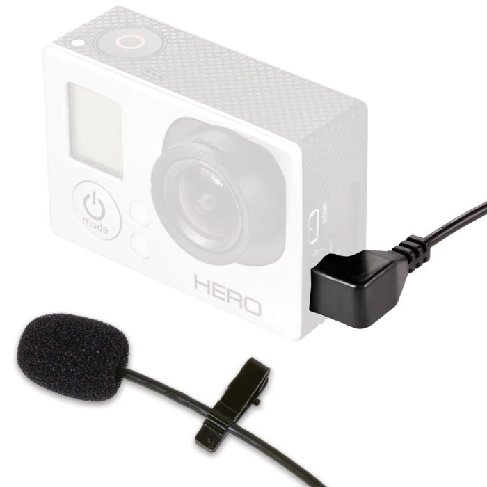 MXL Microphones 01 0118 MM-165GP Condenser Yaka Mikrofonu | GoPro Uyumlu Aksiyon Kamerası Mikrofonu